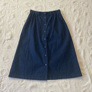 VINTAGE Denim Skirt